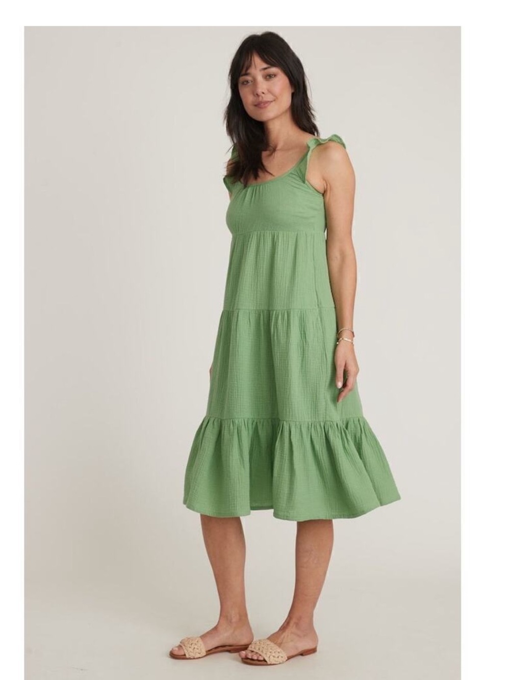 Marine Layer Jude Flutter sleeve Midi dress